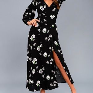 Free People so sweetly Midi/Maxi wrap dress